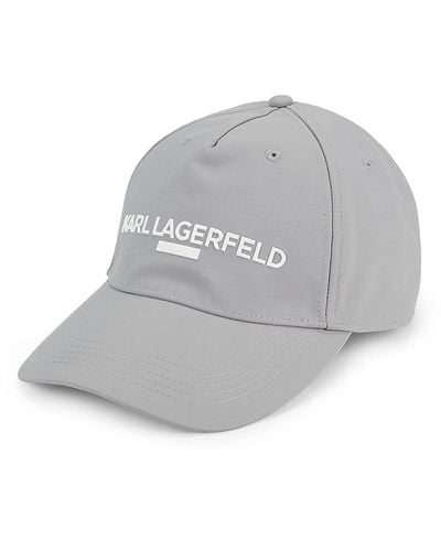 Karl Lagerfeld Logo Baseball Cap - Gray