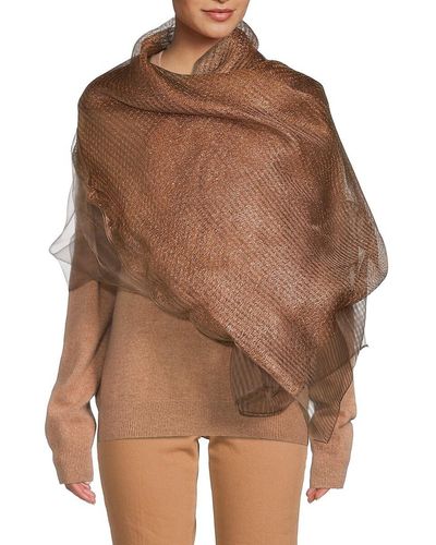 Saachi Silk Wrap - Brown