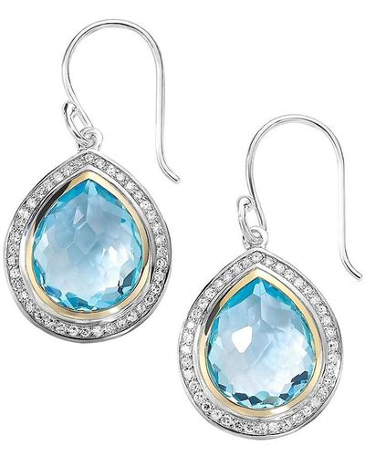 Ippolita Chimera Sterling, 18K & Multi-Stone Drop Earrings - Blue