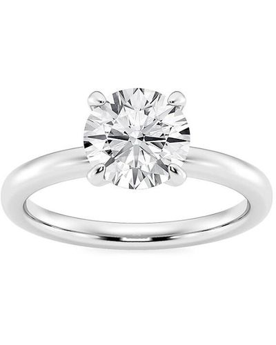Saks Fifth Avenue Build Your Own Collection 14k White Gold & Round Natural Diamond Solitaire Engagement Ring