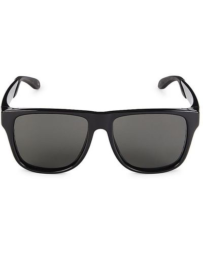 Alexander McQueen 56Mm Square Sunglasses - Grey
