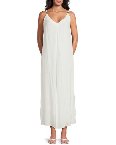 ViX 'Lilly Cover Up Midi Dress - White