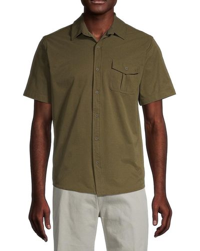Onia 'Short-Sleeve Shirt - Green