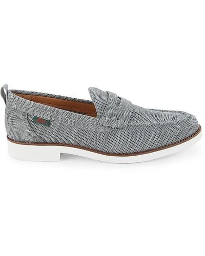G.H. Bass & Co. G. H. Bass Larson Knit Penny Loafers - Gray