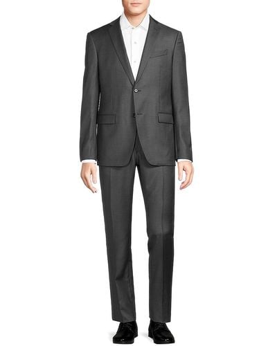 John Varvatos Bedford Wool Suit - Gray