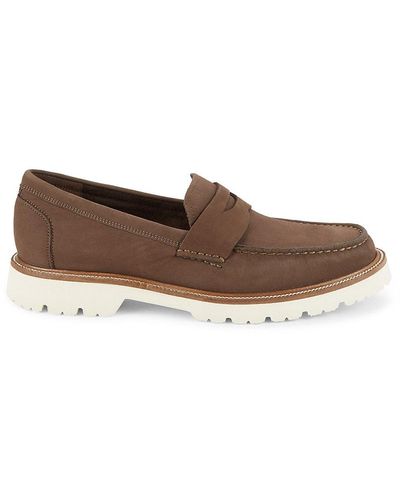 Cole Haan Chunky Penny Loafers - Brown