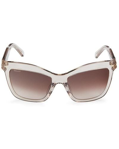 Bally 56mm Butterfly Sunglasses - Natural