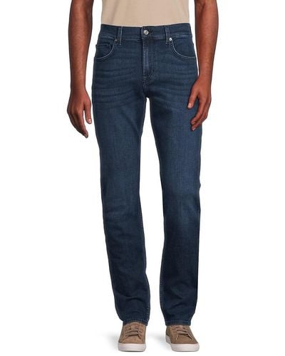 7 For All Mankind Paxtyn Straight Leg Jeans - Blue