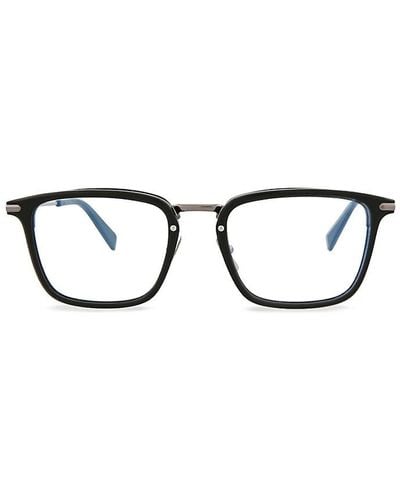 Brioni 51mm Rectangle Eyeglasses - White