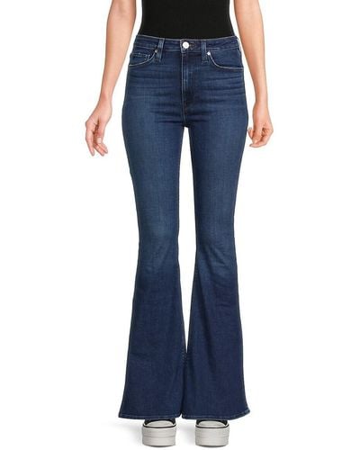 Hudson Jeans Holly High Rise Flare Jeans - Blue