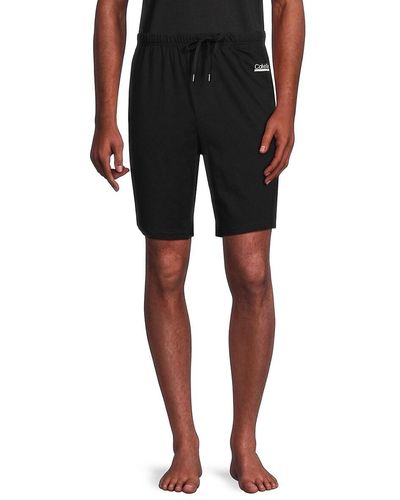 Calvin Klein 'Drawstring Sleep Shorts - Black