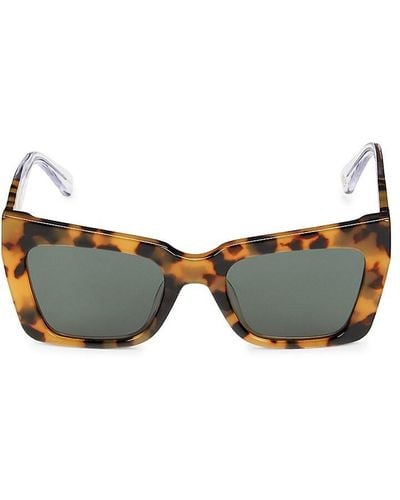Karen Walker 51mm Cat Eye Sunglasses - Multicolor