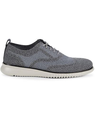 Cole Haan Zerogrand Wingtip Knit Sneakers - Grey