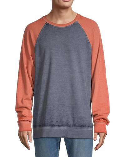 Threads For Thought Burnout Heathe Sweater - Red