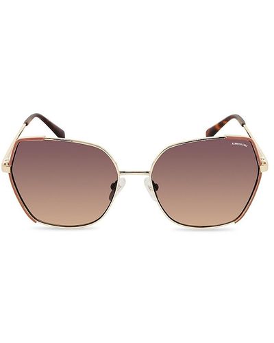 Kenneth Cole 60Mm Square Sunglasses - Pink