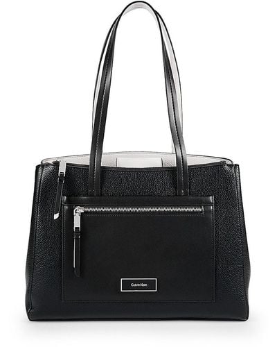 Calvin Klein Hadley Logo Tote - Black