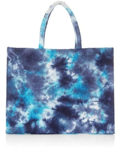 Poolside Large The Sunbaker Terry Tote - Blue