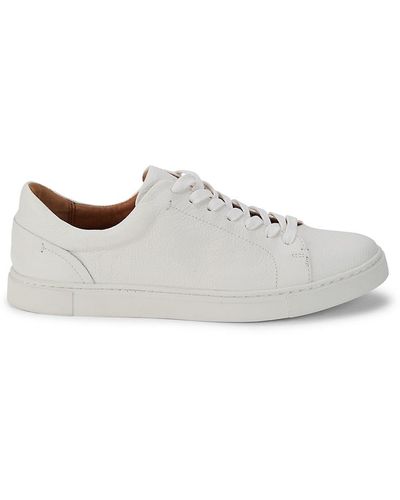 Frye Ivy Leather Sneakers - White