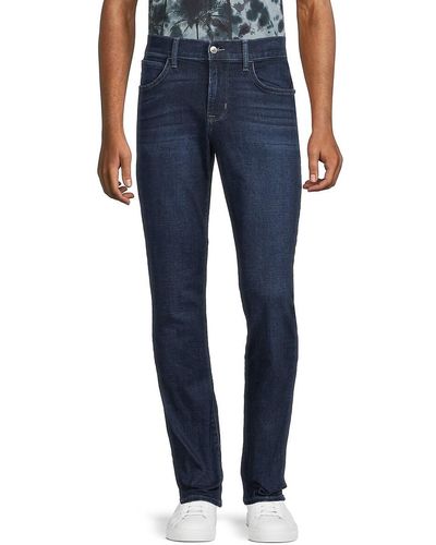 Hudson Jeans Byron Straight Mid Rise Jeans - Blue