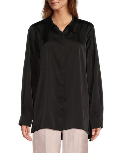 Calvin Klein Satin Shirt - Black
