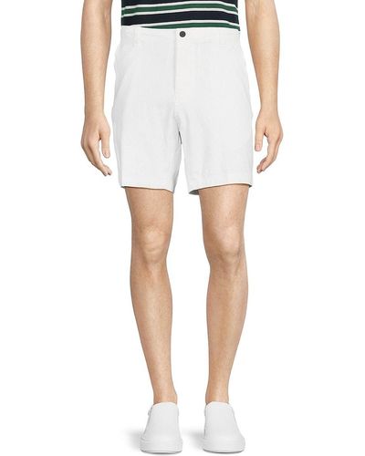 Onia Traveller Linen Blend Shorts - White