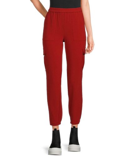 Theory Northsound Solid Sweatpants - Red