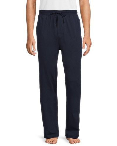 Robert Graham Drawstring Straight Pants - Blue