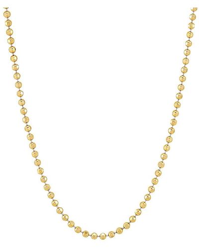 Saks Fifth Avenue Saks Fifth Avenue Basic Gold-plated Sterling Silver Beaded Chain Necklace/20" - Metallic