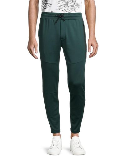 Greyson Sequoia Solid Drawstring Trousers - Green