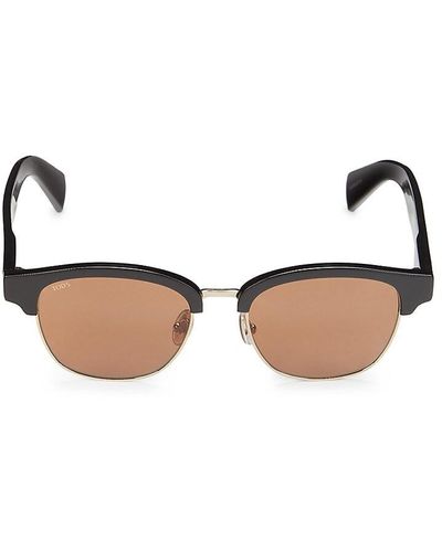 Tod's 51mm Round Sunglasses - Brown