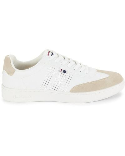 Ben Sherman Glasgow Colorblock Low Top Trainers - White