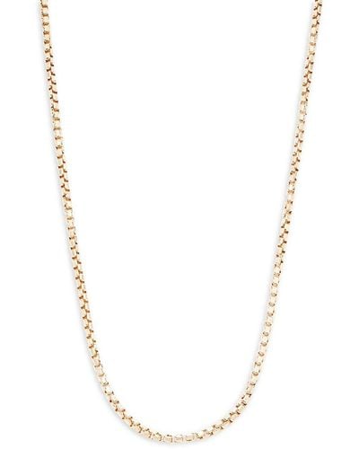 Effy 14K Anchor Chain Necklace - White