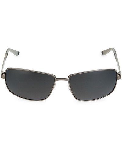 BMW 62mm Rectangle Sunglasses - Gray