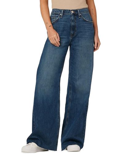 Hudson Jeans Jodie High Rise Wide Leg Jeans - Blue