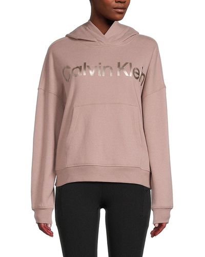 CALVIN KLEIN clothing set LOGO TAPE ZIP THROUGH SET for girls