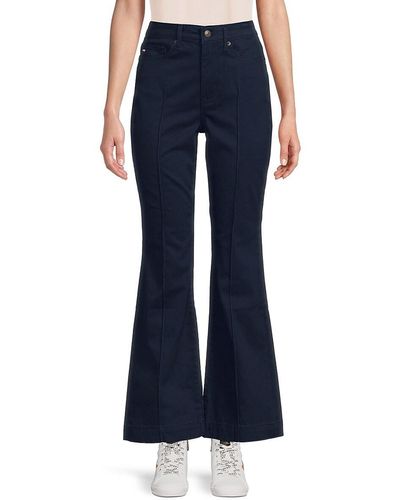 Tommy Hilfiger Lfytte Solid Bootcut Trousers - Blue