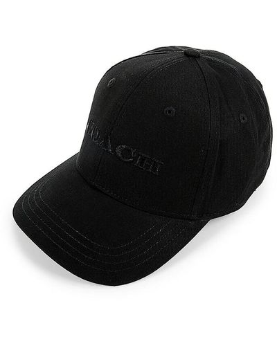 COACH Logo Embroidered Baseball Cap - White