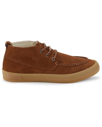 Seavees Suede Chukka Boots - Brown