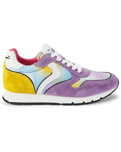 Voile Blanche Julia Colorblock Sneakers - Purple