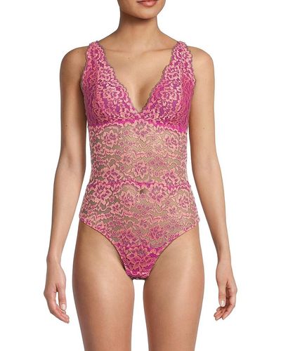 Cosabella Preta Lace Bodysuit - Pink