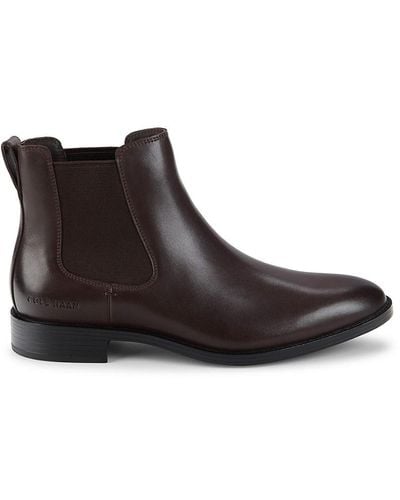 Cole Haan Hawthorne Leather Chelsea Boots - Black