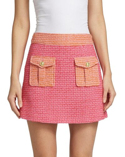 10 Crosby Derek Lam Rima Utility Mini Skirt - Pink