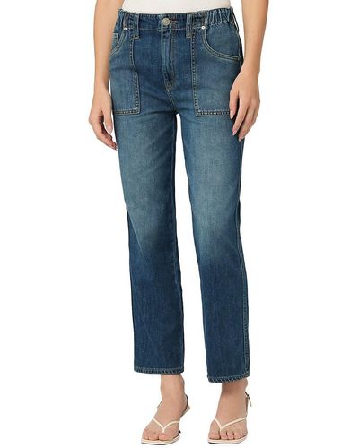 Hudson Jeans Remi Straight Fit Cropped Jeans - Blue