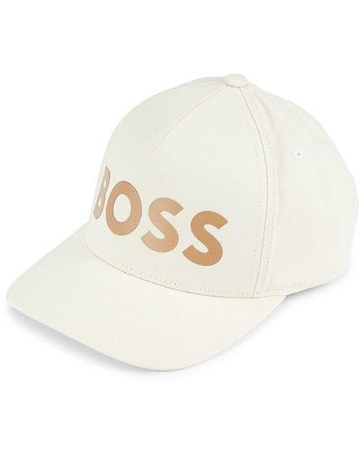 BOSS by HUGO BOSS Us Cap in White for Men | Lyst