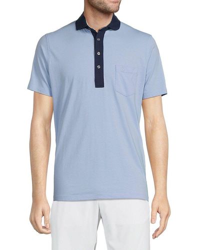 Greyson Golf NY Rangers Polo Shirt Blue Mens Size XL