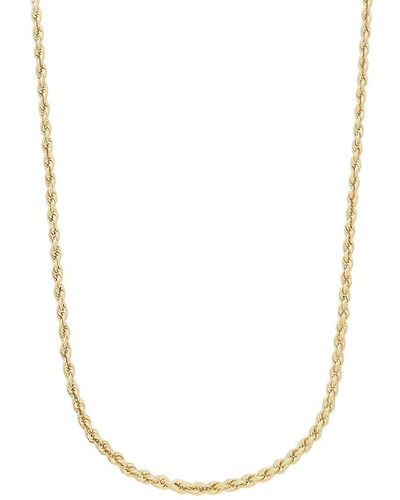 Saks Fifth Avenue Saks Fifth Avenue 14k Rope Chain Necklace/4.9mm - Metallic