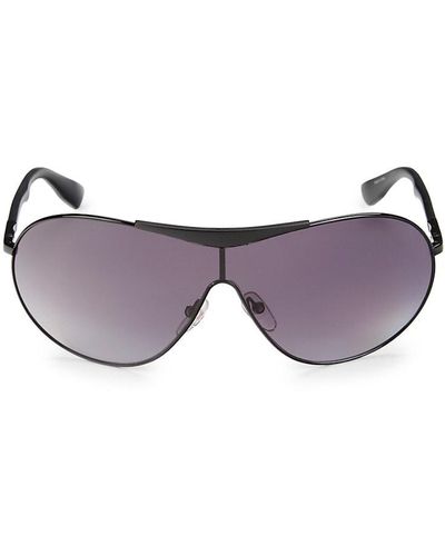 Web 56mm Shield Sunglasses - Purple