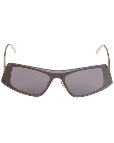Sportmax 63mm Rectangle Sunglasses - Gray