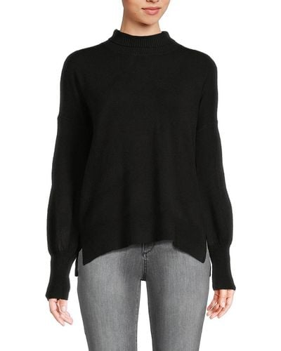 French Connection Bishop Sleeve Sweater - Black