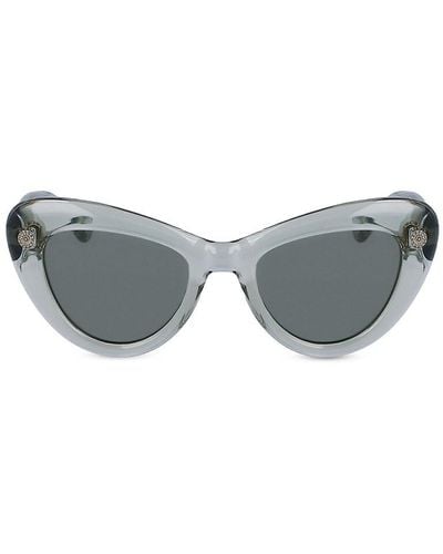 Lanvin Daisy 50mm Cat Eye Sunglasses - Gray